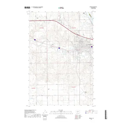 2017 Map of Mandan, 2017 Print