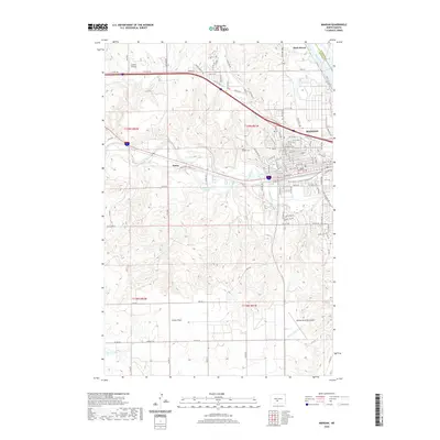2020 Map of Mandan, 2020 Print
