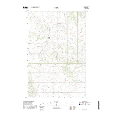 2023 Map of Mandaree, 2023 Print