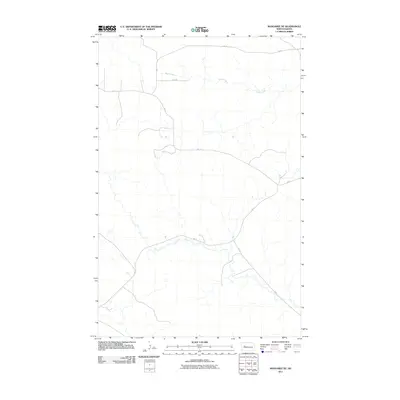 2011 Map of Mandaree NE, 2011 Print