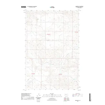 2020 Map of Mandaree NE, 2020 Print