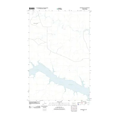 2011 Map of Mandaree SE, 2011 Print