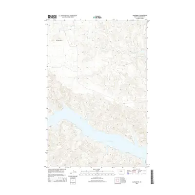 2014 Map of Mandaree SE, 2014 Print
