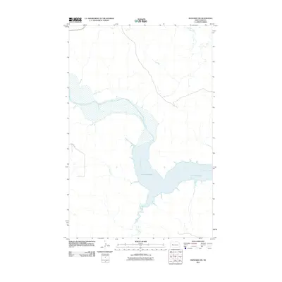 2011 Map of Mandaree SW, 2011 Print