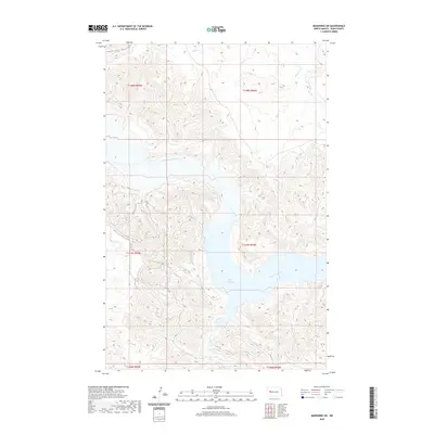 2020 Map of Mandaree SW, 2020 Print