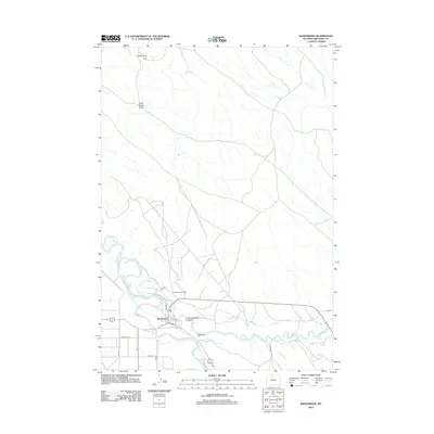 2012 Map of Manderson, 2012 Print