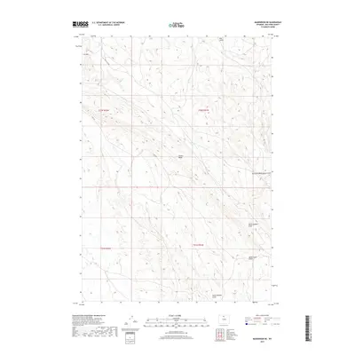 2017 Map of Manderson NE, 2017 Print