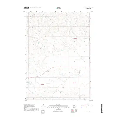 2017 Map of Manderson SW, 2017 Print