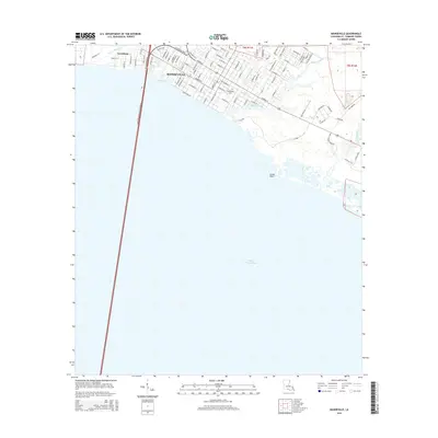 2015 Map of Mandeville, 2015 Print