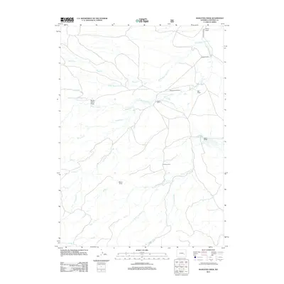 2012 Map of Maneater Creek, 2012 Print