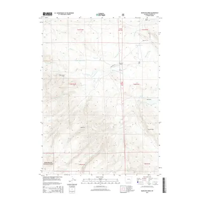2015 Map of Maneater Creek, 2015 Print