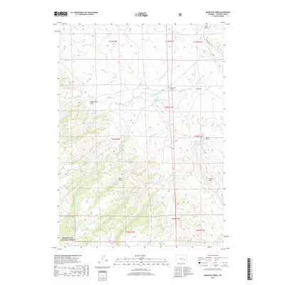 2017 Map of Maneater Creek, 2017 Print