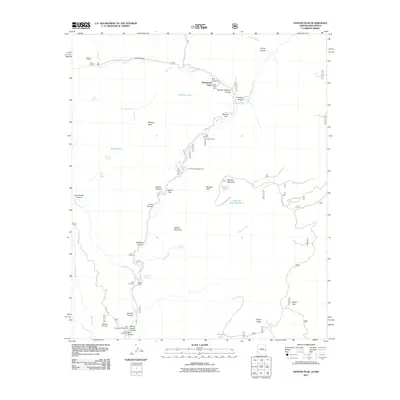 2011 Map of Maness Peak, 2011 Print