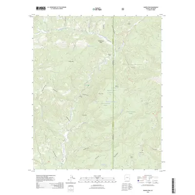 2026 Map of Maness Peak, 2026 Print