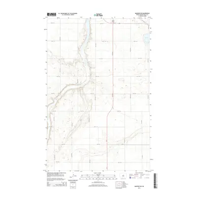 2014 Map of Manfred NW, 2014 Print
