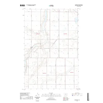 2020 Map of Manfred NW, 2020 Print