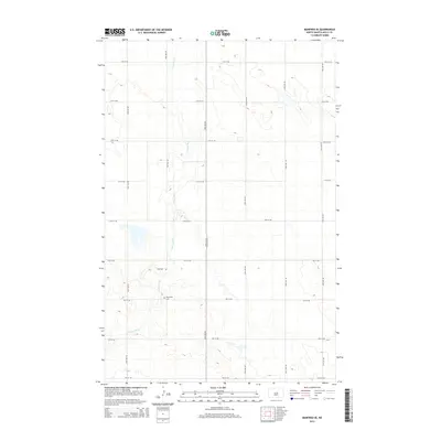 2014 Map of Manfred SE, 2014 Print
