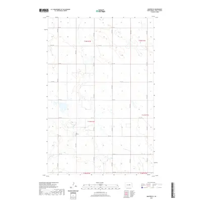 2020 Map of Manfred SE, 2020 Print
