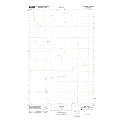 2011 Map of Manfred SW, 2011 Print