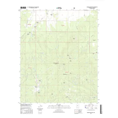 2017 Map of Mangas Mountain, 2017 Print