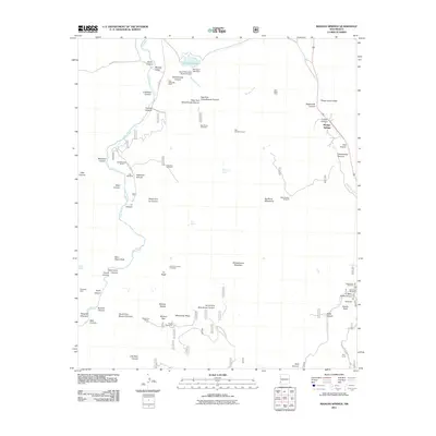 2011 Map of Mangas Springs, 2011 Print