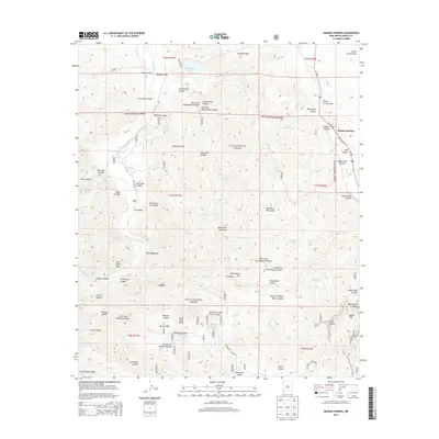 2013 Map of Mangas Springs, 2013 Print