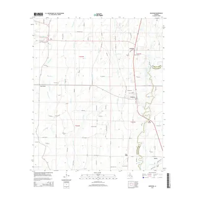 2015 Map of Mangham, 2015 Print