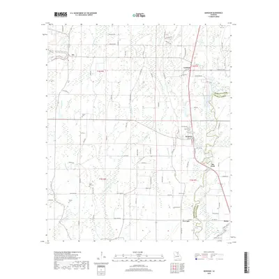 2018 Map of Mangham, 2018 Print