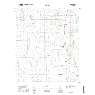 2020 Map of Mangham, 2020 Print