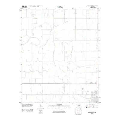 2010 Map of Mangum North, 2010 Print
