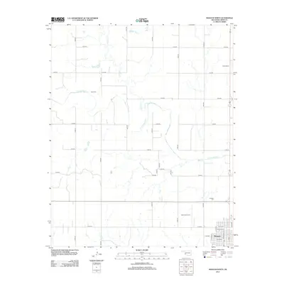 2012 Map of Mangum North, 2012 Print