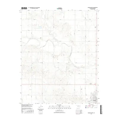 2016 Map of Mangum North, 2016 Print