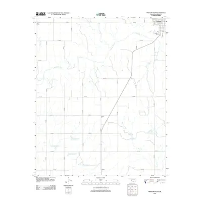 2012 Map of Mangum South, 2012 Print