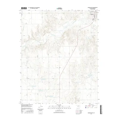 2016 Map of Mangum South, 2016 Print