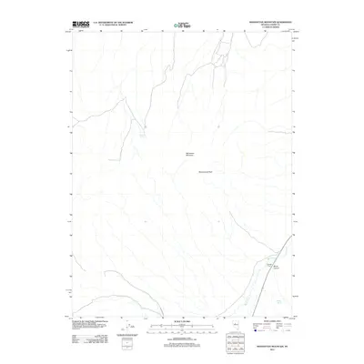 2011 Map of Manhattan Mountain, 2011 Print