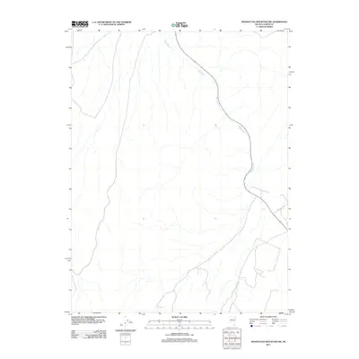 2011 Map of Manhattan Mountain NW, 2011 Print