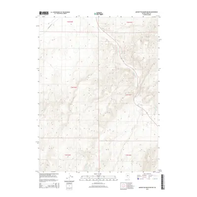 2014 Map of Manhattan Mountain NW, 2014 Print