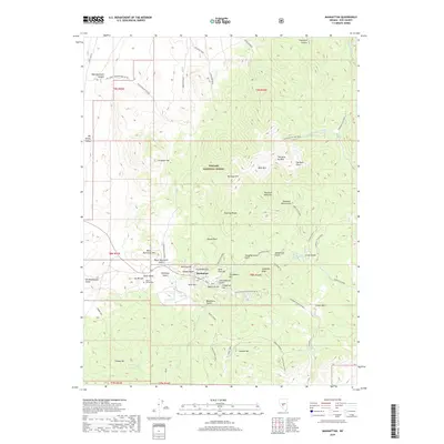 2018 Map of Manhattan, 2018 Print