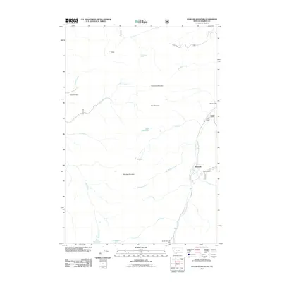 2011 Map of Manhead Mountain, 2011 Print