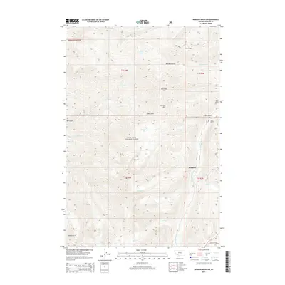 2014 Map of Manhead Mountain, 2014 Print