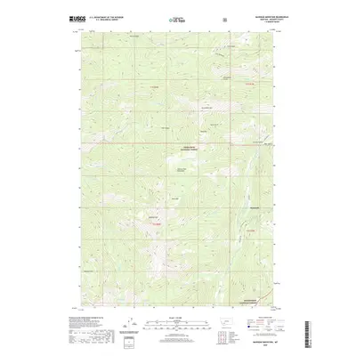 2020 Map of Manhead Mountain, 2020 Print