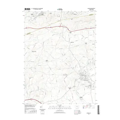 2016 Map of Manheim, 2016 Print