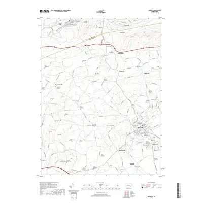 2019 Map of Manheim, 2019 Print