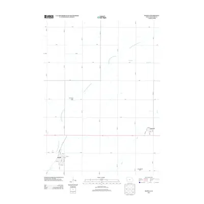 2013 Map of Manilla, 2013 Print