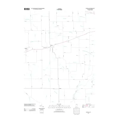2013 Map of Manilla, 2013 Print