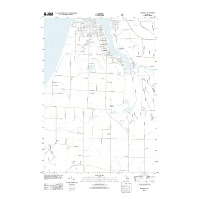 2012 Map of Manistee, 2012 Print