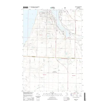 2014 Map of Manistee, 2014 Print