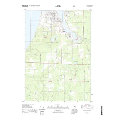 2019 Map of Manistee, 2019 Print
