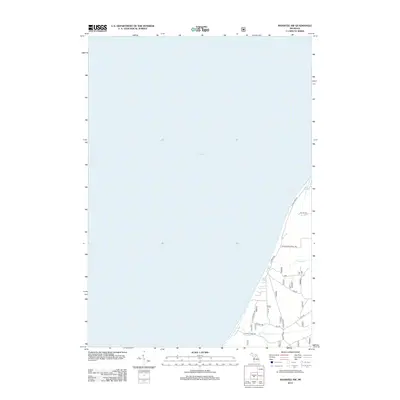2012 Map of Manistee NW, 2012 Print