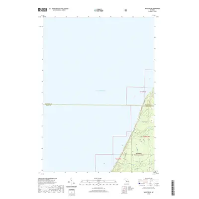 2019 Map of Manistee NW, 2019 Print